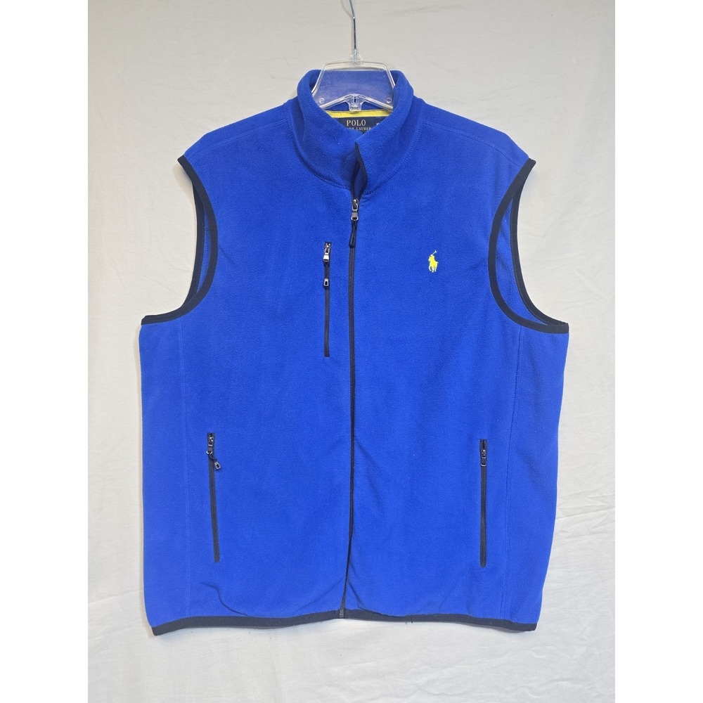 polo ralph lauren Fleece Vest Jacket  Performance Blue XL